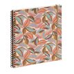 Agenda de bureau spiralé 16 mois Capucine - 1 semaine sur 2 pages - 18,5 x 22,5 cm - rose - Exacompta