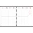 3660942086486-Exacompta Chemin Des Marettes Eurotime - Agenda 2025 - semainier - reliure à anneaux métalliques - 22 W - 185 x 225 mm - papier blanc - couverture ivoir--2