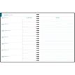 3660942086257-Exacompta Cordoba Easytime - Agenda de bureau 21 x 27 cm - 2025 - semainier - reliure à anneaux métalliques - 27S - ivoire - floral - disponible dans diff--3