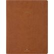 3664447207254-Agenda Eton - 1 semaine sur 2 pages - 22 x 28 cm - marron - Oberthur--0