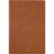 3664447207292-Agenda Eton - 1 semaine sur 2 pages - 17 x 24,5 cm - marron - Oberthur--0