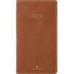 3664447207339-Agenda Eton - 1 semaine sur 2 pages - 9,5 x 17 cm - marron - Oberthur--0