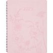 3664447204840-Agenda à spirale Primrose - 1 semaine sur 2 pages - 22 x 28 cm - rose - Oberthur--0
