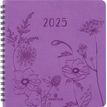 3664447204949-Agenda à spirale Primrose - 1 semaine sur 2 pages - 16,5 x 16,5 cm - lilas - Oberthur--0