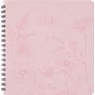 3664447204956-Agenda à spirale Primrose - 1 semaine sur 2 pages - 16,5 x 16,5 cm - rose - Oberthur--0
