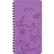 3664447204994-Agenda de poche spiralé Primrose - 1 semaine sur 2 pages - 9,5 x 17 cm - lilas - Oberthur--0