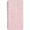 3664447205007-Agenda de poche spiralé Primrose - 1 semaine sur 2 pages - 9,5 x 17 cm - rose - Oberthur--0