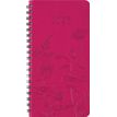 3664447205021-Agenda de poche spiralé Primrose - 1 semaine sur 2 pages - 9,5 x 17 cm - fuchsia - Oberthur--0