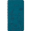 3664447205038-Agenda de poche spiralé Primrose - 1 semaine sur 2 pages - 9,5 x 17 cm - vert canard - Oberthur--0