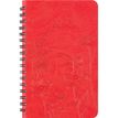 3664447205069-Agenda de poche spiralé Primrose - 1 semaine sur 2 pages - 10 x 15 cm - corail - Oberthur--0