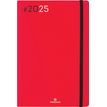 3664447205946-Agenda Flex - 1 semaine sur 2 pages - 17 x 24,5 cm - rouge - Oberthur--0