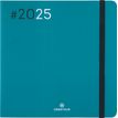 3664447205960-Agenda Flex - 1 semaine sur 2 pages - 16 x 16 cm - émeraude - Oberthur--0