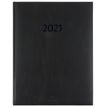 3664447206066-Agenda London - 1 semaine sur 2 pages - 22 x 28 cm - noir - Oberthur--0