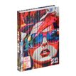 3371010525324-EUROTEXTAGENDA ML Graffiti - Visage - 12x17 cm - Journalier - 12 mois de août à juillet - Quo Vadis--0
