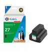 Cartouche compatible HP 27 - noir - G&G
