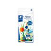 4007817052259-STAEDTLER 146 10C - crayon de couleur - souple - noir, rouge, bleu, vert, bleu clair, jaune, orange, pêche, mauve foncé, vert saule, bordeaux-P_405111310_2-0