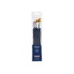 3013643002352-Lefranc Bourgeois - Pack de 6 pinceaux usé bombé, rond, plat - manche long - N° 6, 12, -P_405111419_1-0
