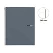 8422593465806-THE ORIGINAL NOTEBOOK, couverture rigide, A4, quadrillage 5x5 mm, 80 feuilles de 1 couleur, Miquelrius,--1