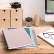 8422593465806-THE ORIGINAL NOTEBOOK, couverture rigide, A4, quadrillage 5x5 mm, 80 feuilles de 1 couleur, Miquelrius,--4
