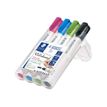 4007817074428-STAEDTLER Lumocolor 351 - marqueur - noir, bleu clair, rose, vert clair (pack de 4)-P_405112832_1-0