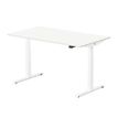 3760350281111-Bureau électrique UGO - L140x80cm - pieds blancs - plateau blanc laqué-P_405113028_2-1