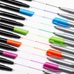 3086123671553-BIC Intensity - Kit d’Écriture avec 8 Stylos Feutres (4 pointe fine et 4 pointe moyenne) + 1 Carnet d-P_405113549_4-3