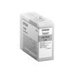 Epson T8507 - 80 ml - lichtzwart - origineel - inktcartridge - voor SureColor P800, P800 Designer Edition, SC-P800