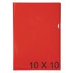 3130631660575-Exacompta - 10 Packs de 10 Pochettes coin lisses - A4 - 13/100 - rouge translucide-P_405118385_1-0