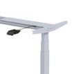 3760350281388-Bureau électrique UGO - L140x80cm - pieds gris - plateau blanc laqué-P_405119044_5-4