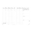 3371010475742-Agenda Club President avec répertoire - 1 semaine sur 2 pages - 21 x 27 cm - bleu marine - Quo Vadis--1