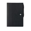 Agenda spiralé Kent - 1 semaine sur 2 pages - 22 x 30,7 cm - noir - Oberthur