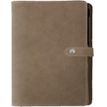 Agenda spiralé Kent - 1 semaine sur 2 pages - 22 x 28 cm - taupe - Oberthur