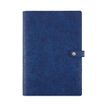 Agenda spiralé Kent - 1 semaine sur 2 pages - 17 x 24,5 cm - bleu marine - Oberthur