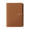 Agenda spiralé Kent - 1 semaine sur 2 pages - 17 x 24,5 cm - fauve - Oberthur