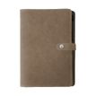 Agenda spiralé Kent - 1 semaine sur 2 pages - 17 x 24,5 cm - taupe - Oberthur