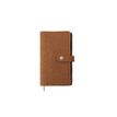 Agenda de poche spiralé Kent - 1 semaine sur 2 pages - 9,5 x 17,5 cm - fauve - Oberthur