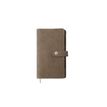 Agenda de poche spiralé Kent - 1 semaine sur 2 pages - 9,5 x 17,5 cm - taupe - Oberthur