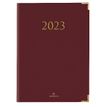 Agenda Kiev - 1 semaine sur 2 pages - 22 x 30,7 cm - bordeaux - Oberthur