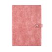 Agenda spiralé Louisiane - 1 semaine sur 2 pages - 22 x 28 cm - vieux rose - Oberthur