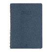 Agenda wire'o Glasgow - 1 semaine sur 2 pages - 17 x 24,5 cm - bleu marine - Oberthur