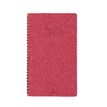 Agenda de poche Glasgow - 1 semaine sur 2 pages - 9,5 x 17,5 cm - rouge - Oberthur