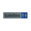 3130630671510-Exacompta - Pictogramme - Toilettes dame - 44 x 165 mm - aluminium brossé-P_405121389_3-0