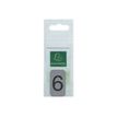 3130630671862-Exacompta - Plaque adhésive chiffre 6 - 25 x 44 mm - aluminium brossé-P_405121426_3-0