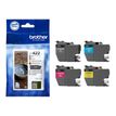 Brother LC422 Value Pack - 4 - zwart, geel, cyaan, magenta - origineel - inktcartridge