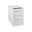 Caisson bout de bureau Sunday - L42XH71xP80 cm - blanc graphic