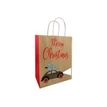 3281650551303-Créastyl Kraft Fantaisie - 50 Sacs cadeau kraft - poignées torsadées - 26 cm x 12 cm x -P_405124505_1-0