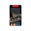4005401164135-Faber-Castell Black Edition - 12 Crayons de couleur - couleurs brillantes assorties - boî-P_405125117_3-0