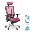 OfficePro VASEAT - stoel - vierkant - gepolijst aluminium - rouge