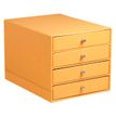3037921188606-RHODIA Rhodiarama - Module de classement 4 tiroirs - orange - en polyuréthane-P_405129944_1-0