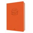 Agenda Camelia 15 - 1 semaine sur 2 pages - 10 x 15 cm - orange - Oberthur